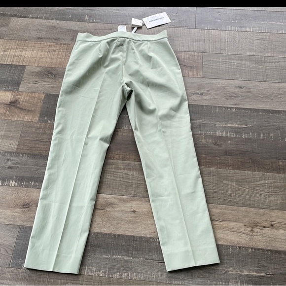 NWT $595 Max Mara Luana pants in size 8 color is called pastel green super light - Picture 12 of 13